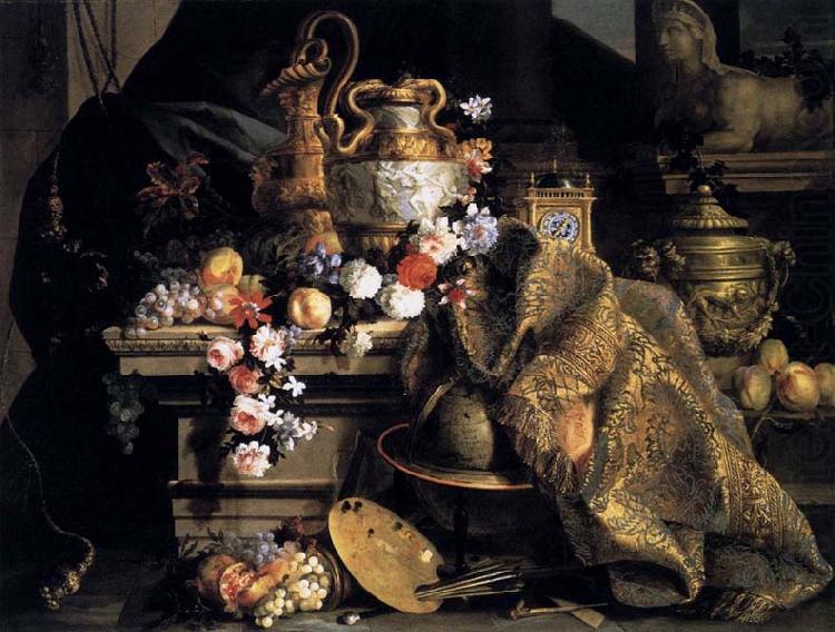 Jean-Baptiste Monnoyer Still-Life of Flowers and Fruits oil painting picture
